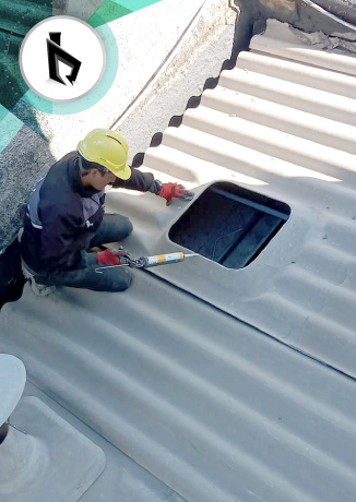Instalación de tragaluz